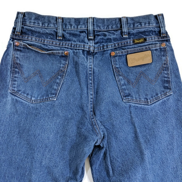 Vintage Men's Wrangler Straight Leg Jeans 34x32 - Picture 5 of 8